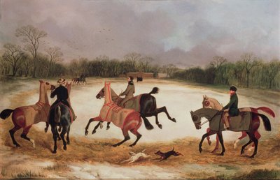 Grooms Exercising Racehorses by David of York Dalby